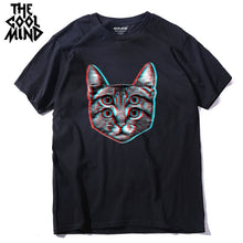 Load image into Gallery viewer, Short Sleeve Mens T-Shirt, Casual Cat
