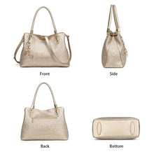 Load image into Gallery viewer, FOXER Women Big Leather Cowhide Shoulder Bag
