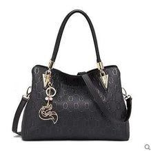 Load image into Gallery viewer, FOXER Women Big Leather Cowhide Shoulder Bag
