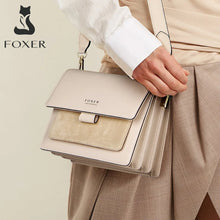 Load image into Gallery viewer, FOXER Split Leather Women’s Crossbody Shoulder Bag

