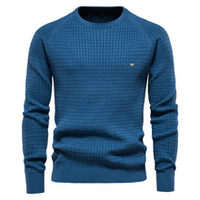 Load image into Gallery viewer, 100% Cotton Mens Solid Colour Knitted Jumper
