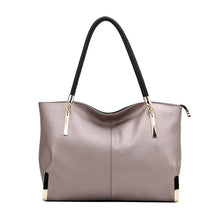 Load image into Gallery viewer, FOXER Genuine Leather Sequined Handbag | Original Design Shoulder Bag Luxury Tote
