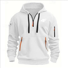 Load image into Gallery viewer, Men’s Tactical Hoodie – Multi-Pocket, Zip Front, Urban Outdoor Style
