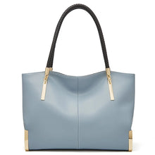 Load image into Gallery viewer, FOXER Genuine Leather Sequined Handbag | Original Design Shoulder Bag Luxury Tote
