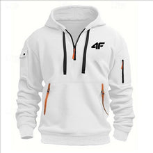 Load image into Gallery viewer, Men’s Tactical Hoodie – Multi-Pocket, Zip Front, Urban Outdoor Style
