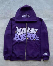 Load image into Gallery viewer, Men&#39;s Graffiti Zip-Up Hoodie – Streetwear Style
