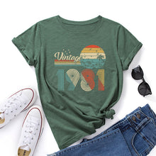 Load image into Gallery viewer, Women&#39;s Vintage 1981 Graphic T Shirt
