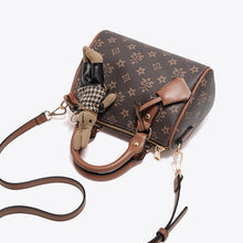 Load image into Gallery viewer, FOXER Women’s Vegan Leather Shoulder Bag – Monogram Boston Style
