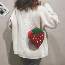 Load image into Gallery viewer, Strawberry Shape Shoulder Bag
