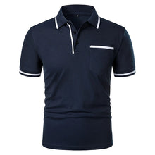Load image into Gallery viewer, Men’s Classic Polo Shirt with Contrast Trim

