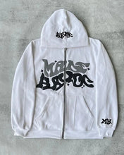 Load image into Gallery viewer, Men&#39;s Graffiti Zip-Up Hoodie – Streetwear Style
