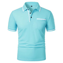 Load image into Gallery viewer, Men’s Classic Polo Shirt with Contrast Trim
