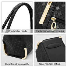 Load image into Gallery viewer, FOXER Genuine Leather Sequined Handbag | Original Design Shoulder Bag Luxury Tote
