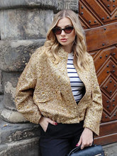 Load image into Gallery viewer, Golden Sequin Loose Jacket for Women (available in various colours)
