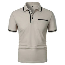 Load image into Gallery viewer, Men’s Classic Polo Shirt with Contrast Trim
