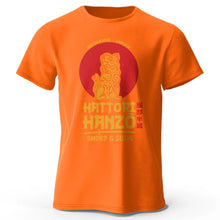 Load image into Gallery viewer, Men’s Hattori Hanzo Sword &amp; Sushi T-Shirt – Japanese Samurai Graphic Tee
