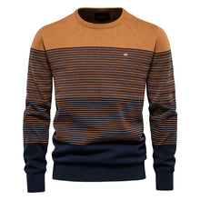 Load image into Gallery viewer, Men&#39;s Fine Stripe Knitted Sweater
