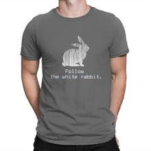 Load image into Gallery viewer, The Matrix Film - Follow the white Rabbit Men&#39;s T Shirt
