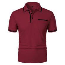 Load image into Gallery viewer, Men’s Classic Polo Shirt with Contrast Trim

