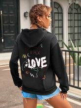 Load image into Gallery viewer, Graffiti Bear LOVE Women&#39;s Hoodie
