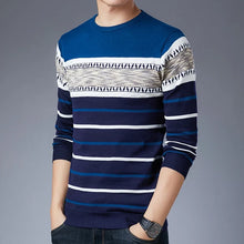 Load image into Gallery viewer, Men’s Henley Sweater - Slim Fit Knitted Jumper
