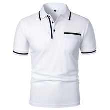 Load image into Gallery viewer, Men’s Classic Polo Shirt with Contrast Trim
