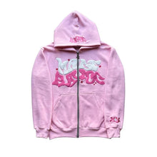 Load image into Gallery viewer, Men&#39;s Graffiti Zip-Up Hoodie – Streetwear Style
