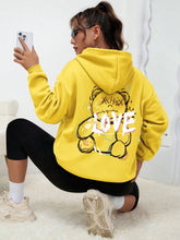 Load image into Gallery viewer, Graffiti Bear LOVE Women&#39;s Hoodie
