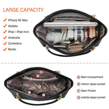 Load image into Gallery viewer, FOXER Genuine Leather Sequined Handbag | Original Design Shoulder Bag Luxury Tote
