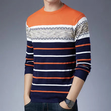 Load image into Gallery viewer, Men’s Henley Sweater - Slim Fit Knitted Jumper
