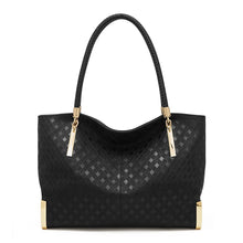Load image into Gallery viewer, FOXER Genuine Leather Sequined Handbag | Original Design Shoulder Bag Luxury Tote
