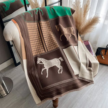 Load image into Gallery viewer, Women&#39;s Horse Print Scarf Shawl
