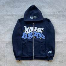 Load image into Gallery viewer, Men&#39;s Graffiti Zip-Up Hoodie – Streetwear Style
