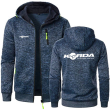 Load image into Gallery viewer, Korda-Style Men’s Fishing Hoodie – Full Zip, Softshell Fleece, Outdoor Performance
