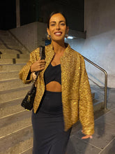 Load image into Gallery viewer, Golden Sequin Loose Jacket for Women (available in various colours)
