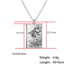 Load image into Gallery viewer, Tarot Cards Charm Necklace
