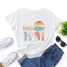 Load image into Gallery viewer, Women&#39;s Vintage 1981 Graphic T Shirt
