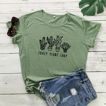 Load image into Gallery viewer, Crazy Plant Lady T-shirt
