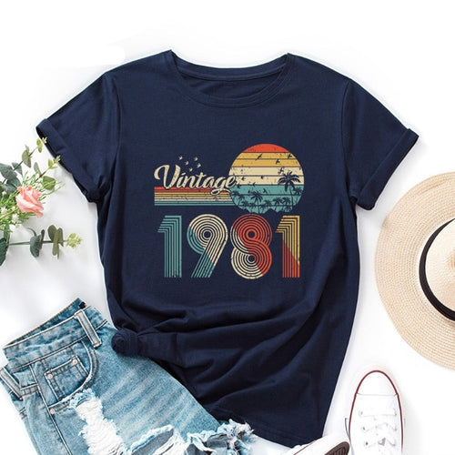 Women's Vintage 1981 Graphic T Shirt