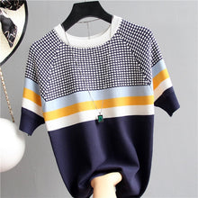 Load image into Gallery viewer, Short Sleeve Knitted Pullover Sweater (Various Colours)
