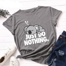 Load image into Gallery viewer, Just Do Nothing Cute Koala T-Shirt

