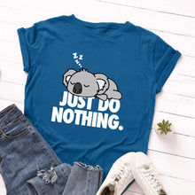 Load image into Gallery viewer, Just Do Nothing Cute Koala T-Shirt
