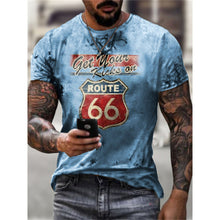 Load image into Gallery viewer, Men&#39;s Route 66 Fashion T-Shirt (various designs)
