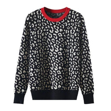 Load image into Gallery viewer, Women&#39;s Leopard Print Jumper (Various Colours)
