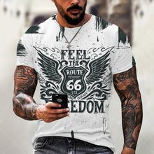 Load image into Gallery viewer, Men&#39;s Route 66 Fashion T-Shirt (various designs)
