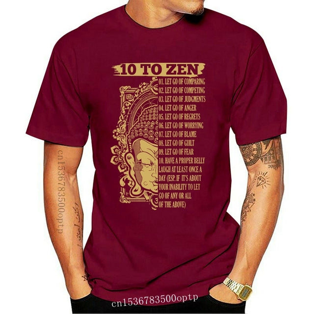 Men's 10 To Zen Meditation Buddha T-Shirt